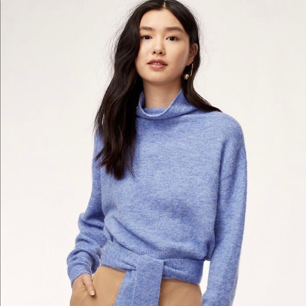 Aritzia Wilfred Lorin sweater in blue L EUC